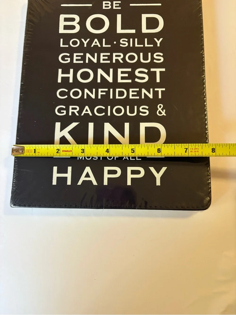 Black Inspirational 'Be Bold' Journal - Motivational Cover